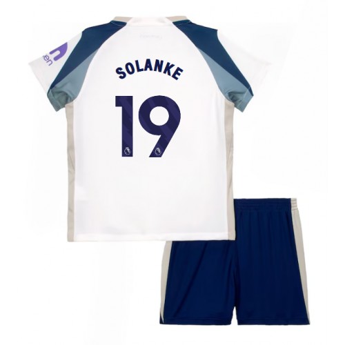Stroje piłkarskie Tottenham Hotspur Dominic Solanke #19 Koszulka Podstawowej dla dzieci 2025-26 Krótki Rękaw (+ szorty)
